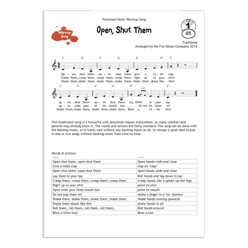 OpenShutThemSheetMusic