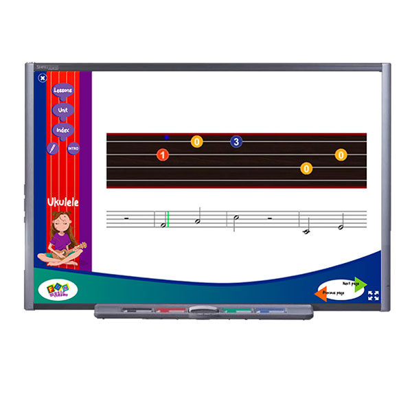 MelodyEx_onScreen Ukulele curriculum for Teaching Ukulele