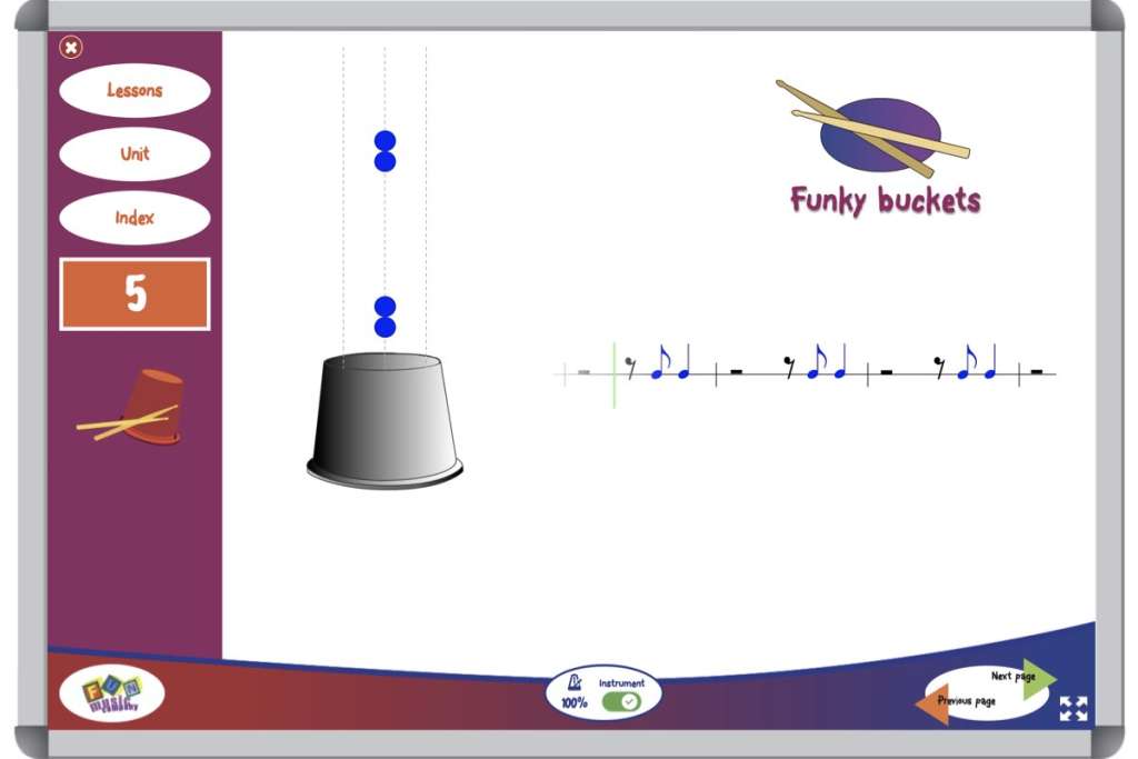 Grade Five Bucket Drumming