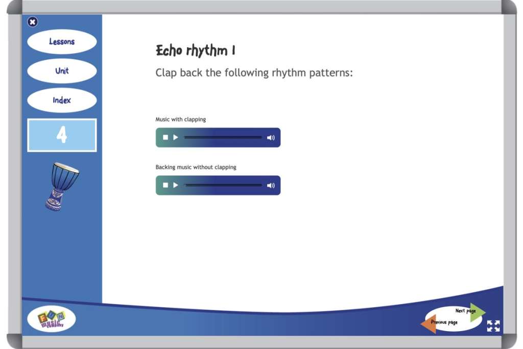 Grade Four Music Curriculum Rhythm Development Activity