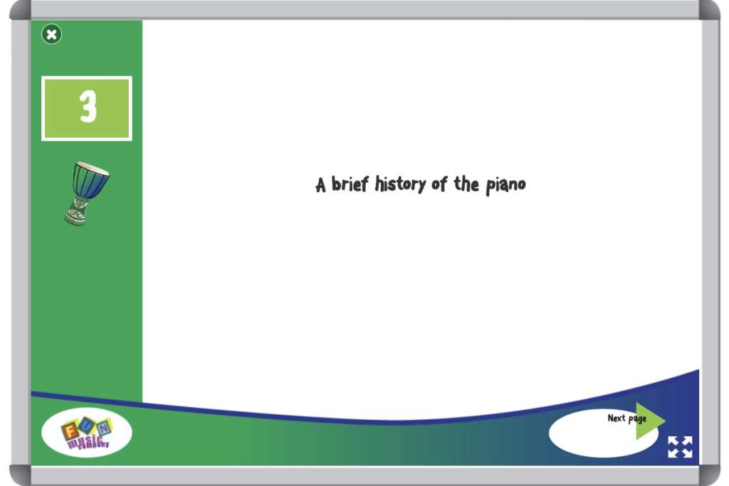 SubLessonsImages.003 Grade 3 Music Sub Lesson on the history of the piano