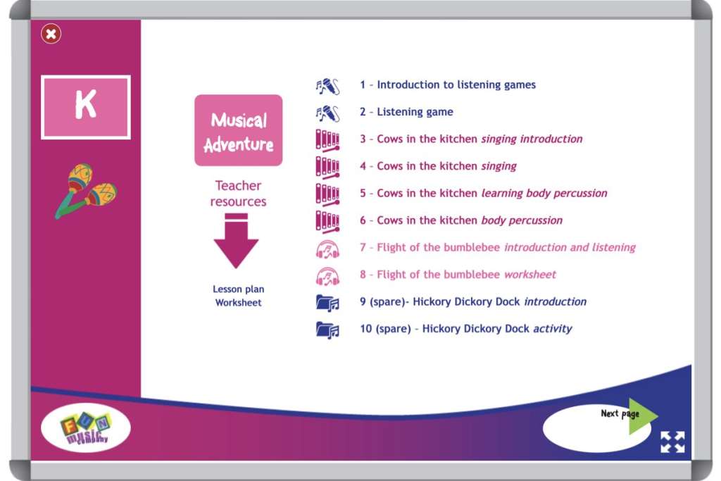 SubLessonsImages.006 Kindergarten Music Substitute Lesson - Complete Music Sub Lesson for Kindergarten