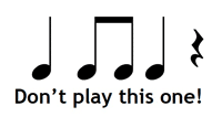 PoisonRhythmBeat_200 Music Teaching Idea poison rhythm - don't play rhythm.