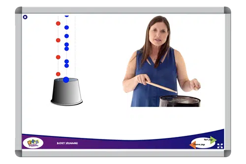 SalesShot_BucketDrumming_1_instructional Bucket drumming program whiteboard example