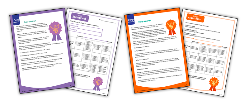 ukulele_assessments Assesssments from the ukulele program